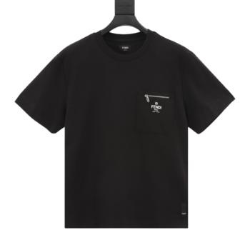 Fendi Pocket Zipper T-Shirt