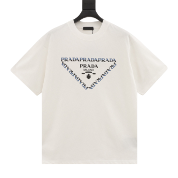 Prada Triangle Logo T-Shirts
