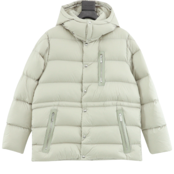 Moncler Joint Series White Goose Down Hooded Jacket