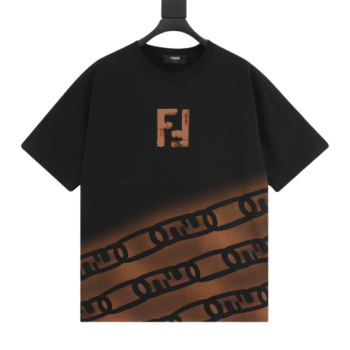 Fendi Hand-painted Gradient T-Shirt