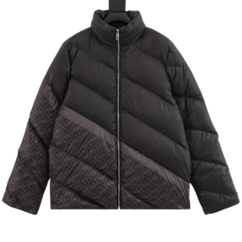 Fendi Old Flower Oblique Spelling Letters Jacket