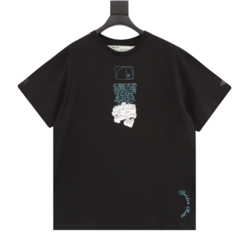 Off White Melting Arrow Print T-Shirt