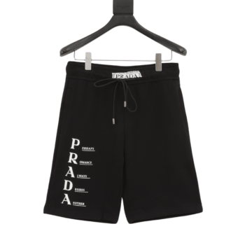 Prada Logo Print Shorts