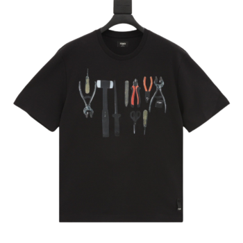 Fendi Artisan Tools Print T-Shirt