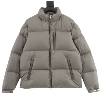 Moncler Leather Zipper Jacket