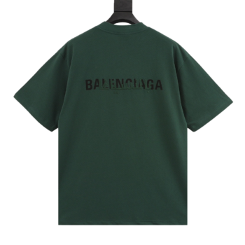 Balenciaga Back Embroidered Print T-Shirt