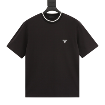 Prada Basic Jersey T-Shirts