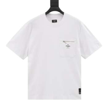 Fendi Roma Pocket Zipper T-Shirt