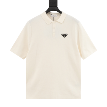 Prada Triangle Label Polo Shirts