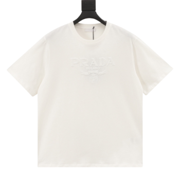 Prada Knitted Crew Neck  T-Shirts