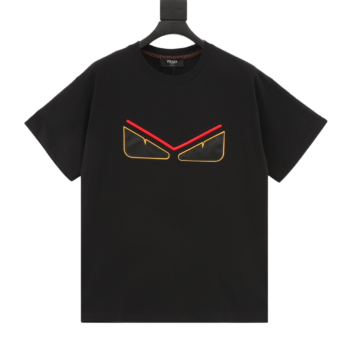 Fendi Leather Eyes T-Shirt
