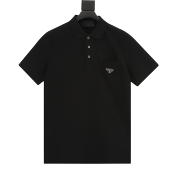 Prada Logo Pocket Polo Shirts