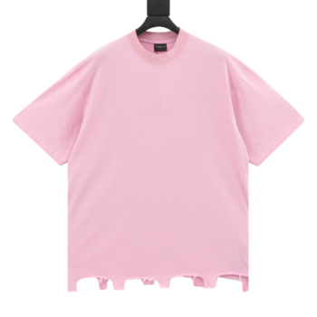 Balenciaga Chest Letter Embroidery T-Shirt