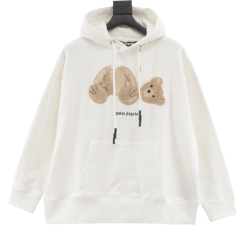 Palm Angels Bear Applique Hoodie
