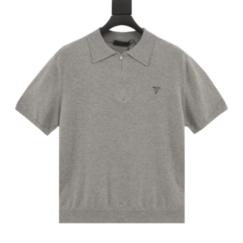 Prada Wool Knit Polo Shirts