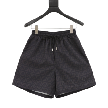 Fendi FF Full Print Beach Shorts
