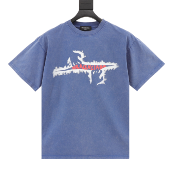 Balenciaga Cracked Logo T-Shirt