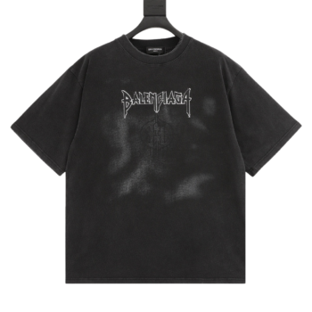 Balenciaga Chest Letter Print T-Shirt