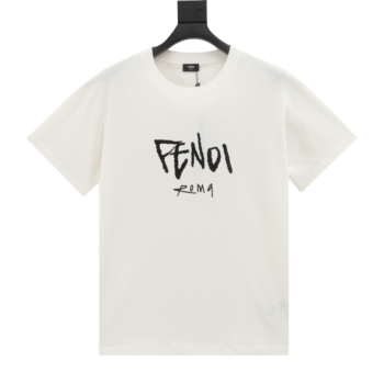 Fendi Flocking Print T-Shirt