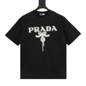 Prada Letter Logo T-Shirts