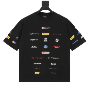 Balenciaga All Over Logo T-Shirt