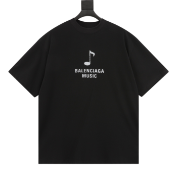 Balenciaga Music Note Logo T-Shirt