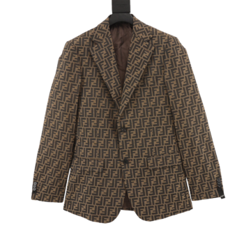 Fendi All Over Printed FF Suit Jacket