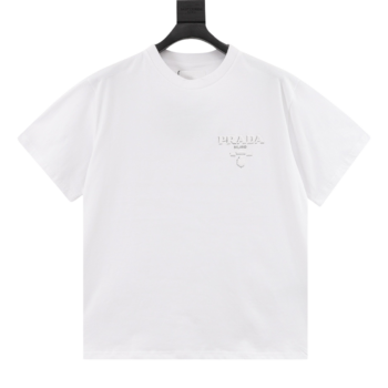 Prada Round Neck T-Shirts