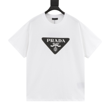 Prada Letter Print T-Shirts