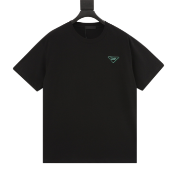 Prada Chest Logo Embroidery T-Shirts
