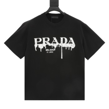 Prada Letter Print T-Shirts