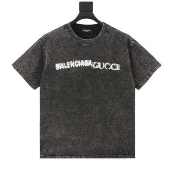 Balenciaga Co-branded Short-sleeved T-Shirt