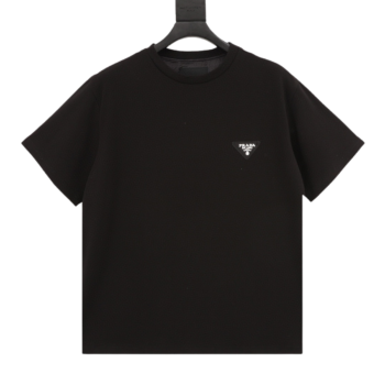 Prada Round Neck T-Shirts