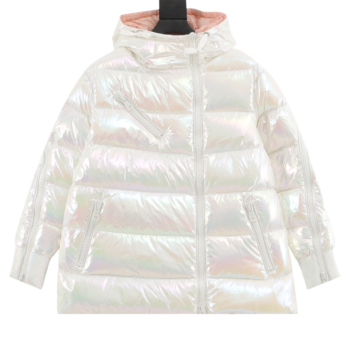 Moncler Oblique Zipper Down Jacket