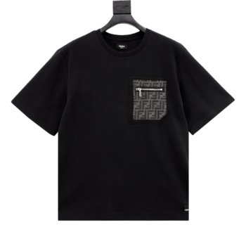 Fendi Pocket Zipper T-Shirt