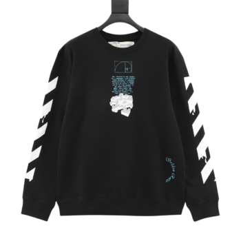 Off White Melted Arrow Print Sweater