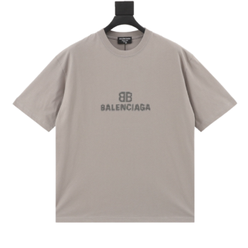 Balenciaga Mosaic Print Short Sleeves T-Shirt
